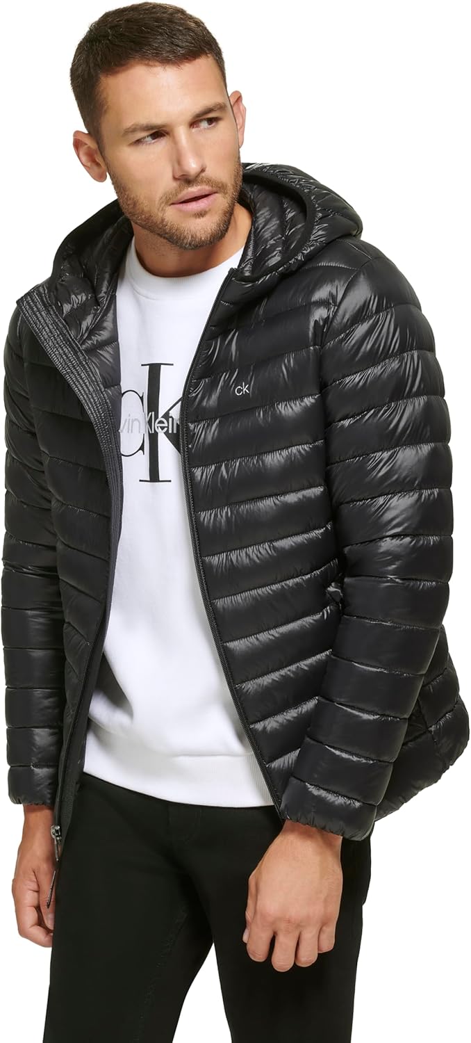 Мужская ультралегкая водонепроницаемая куртка-пуховик с капюшоном Calvin Klein, Black
Мужская ультралегкая водонепроницаемая куртка-пуховик с капюшоном Calvin Klein, Black