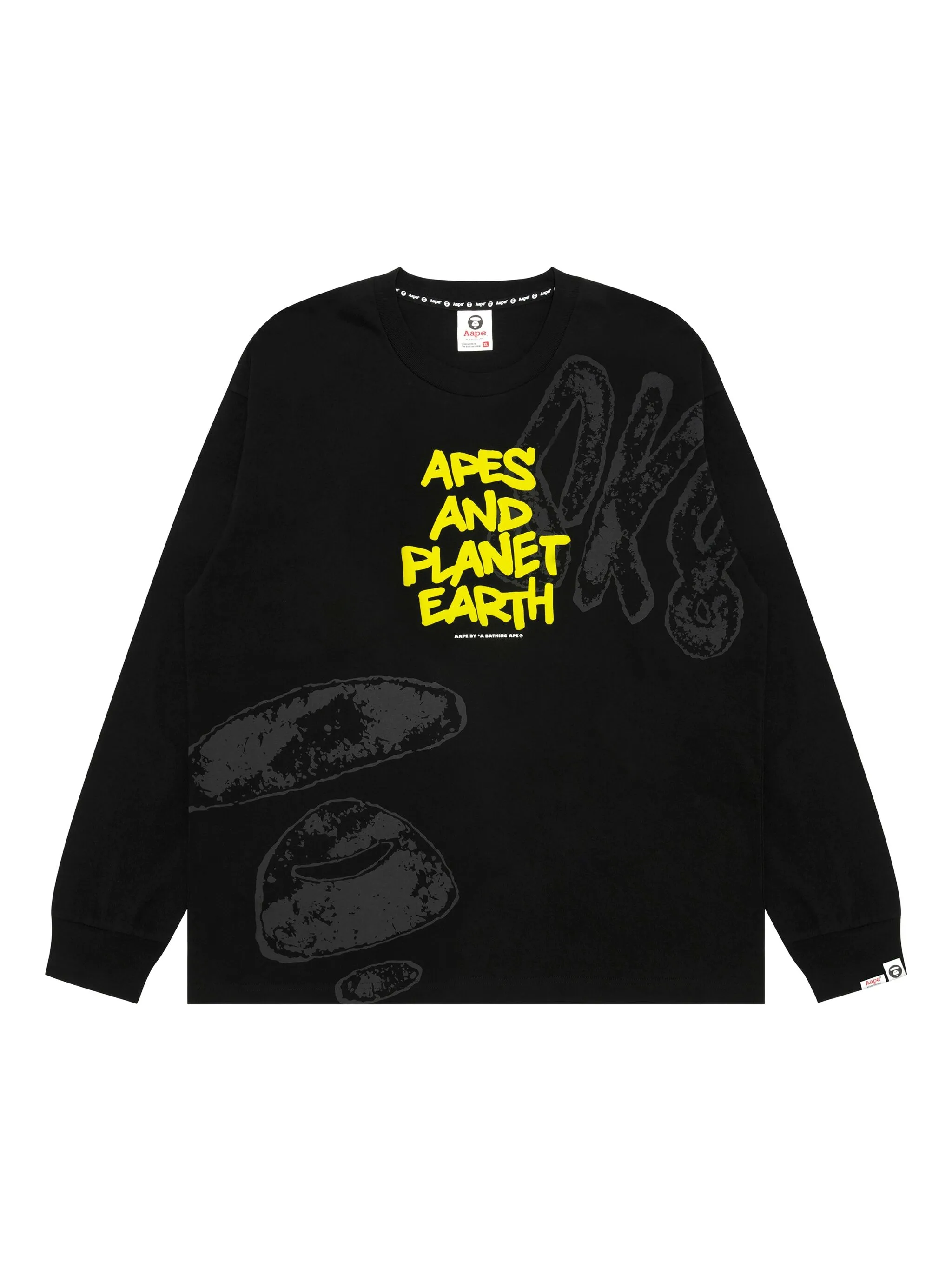 Футболка с длинными рукавами Aape By A Bathing Ape, черный
Футболка с длинными рукавами Aape By A Bathing Ape, черный