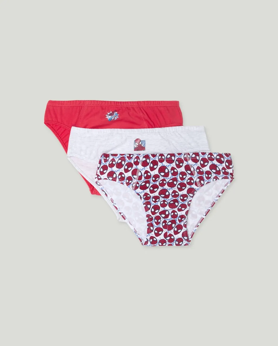 Набор из 3 трусов с фантазийным принтом Человек-паук для мальчика Cotton Juice, мультиколор
Набор из 3 трусов с фантазийным принтом Человек-паук для мальчика Cotton Juice, мультиколор