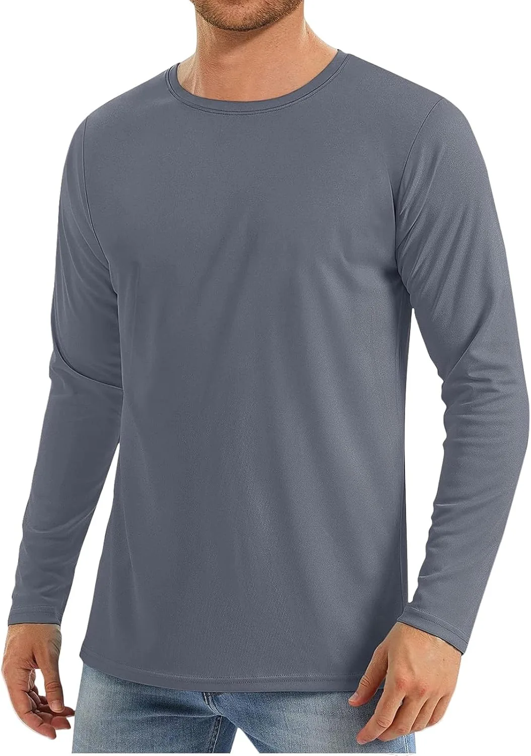 Мужская футболка с длинным рукавом UPF 50+ для рыбалки и бега evzosrz
Мужская футболка с длинным рукавом UPF 50+ для рыбалки и бега evzosrz