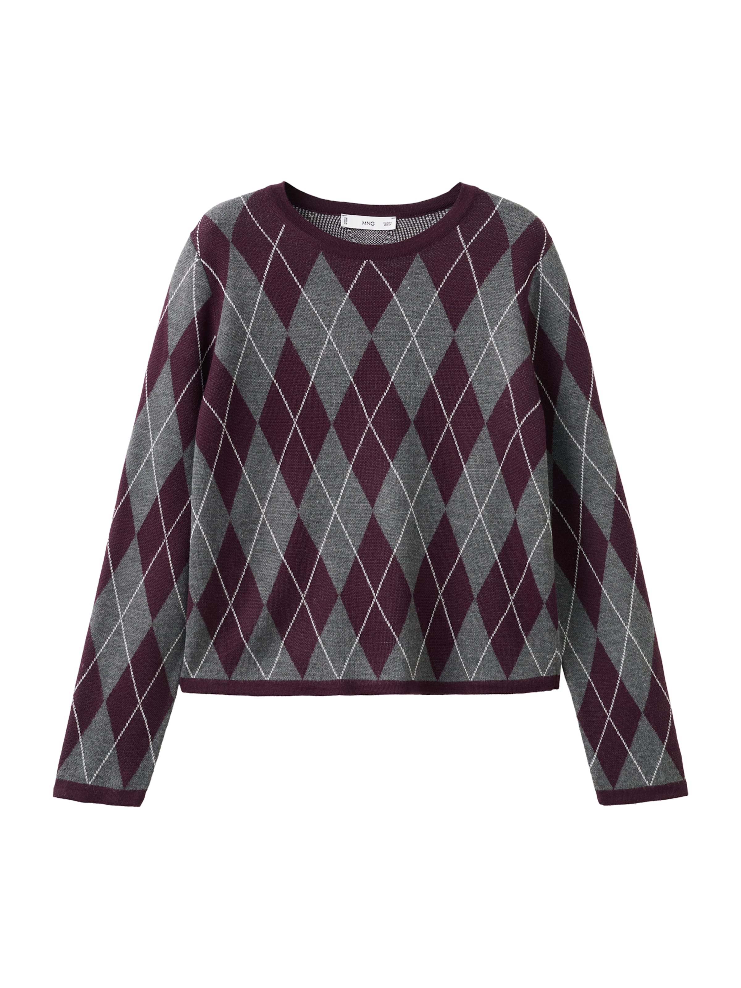 MANGO Свитер 'Rombular' в крапчатом сером цвете
MANGO Свитер 'Rombular' в крапчатом сером цвете