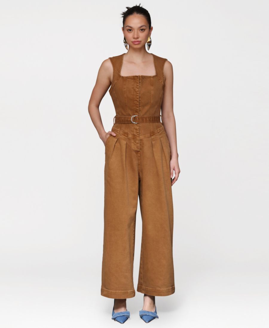 Женский комбинезон-кюлоты с квадратным вырезом Avec Les Filles, Santa Fe Umber
Женский комбинезон-кюлоты с квадратным вырезом Avec Les Filles, Santa Fe Umber