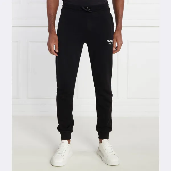 Спортивные брюки стандартного кроя Karl Lagerfeld, черный 
Спортивные брюки стандартного кроя Karl Lagerfeld, черный
