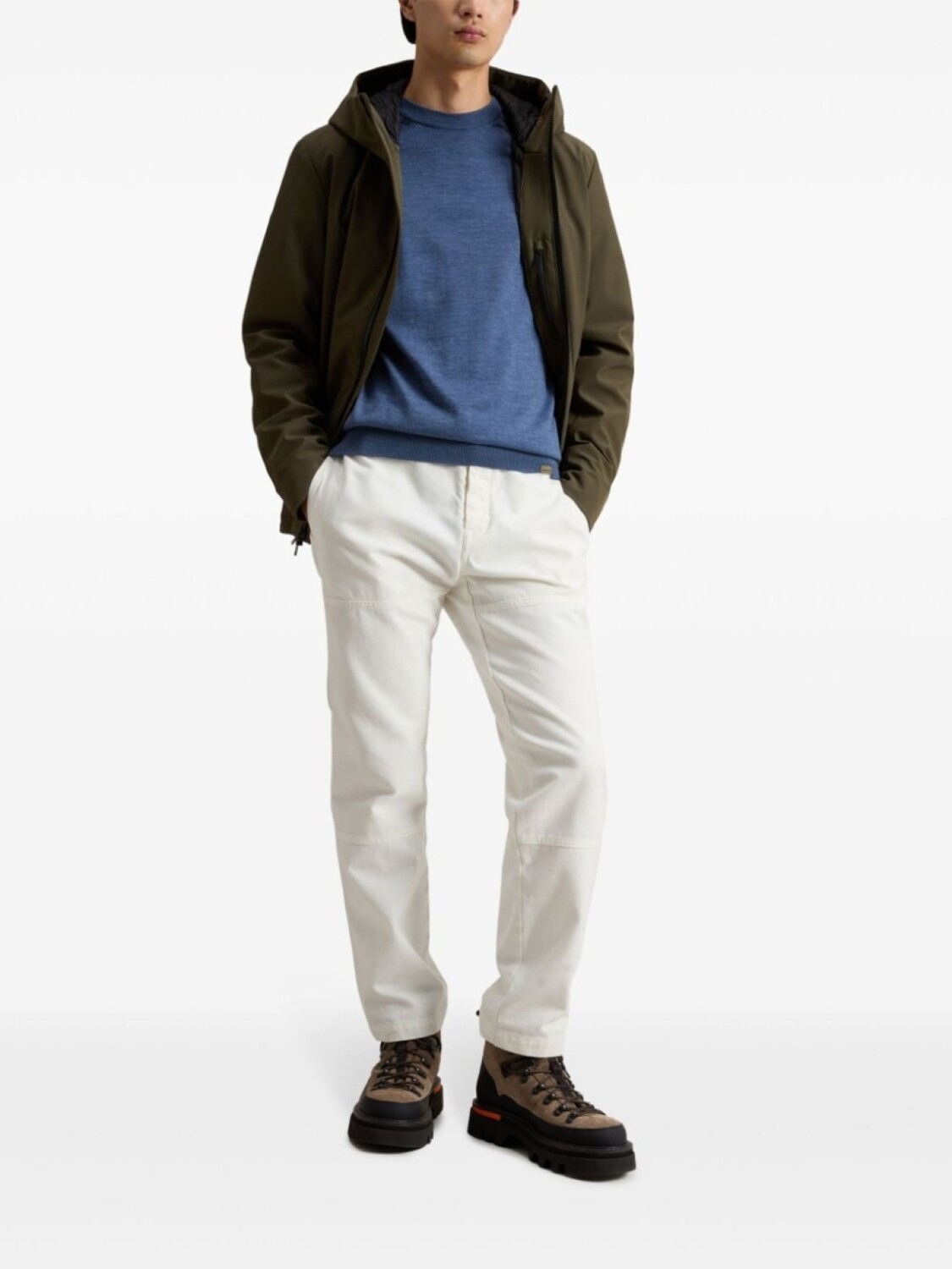 Woolrich свитер из натуральной шерсти с круглым вырезом, синий
Woolrich свитер из натуральной шерсти с круглым вырезом, синий