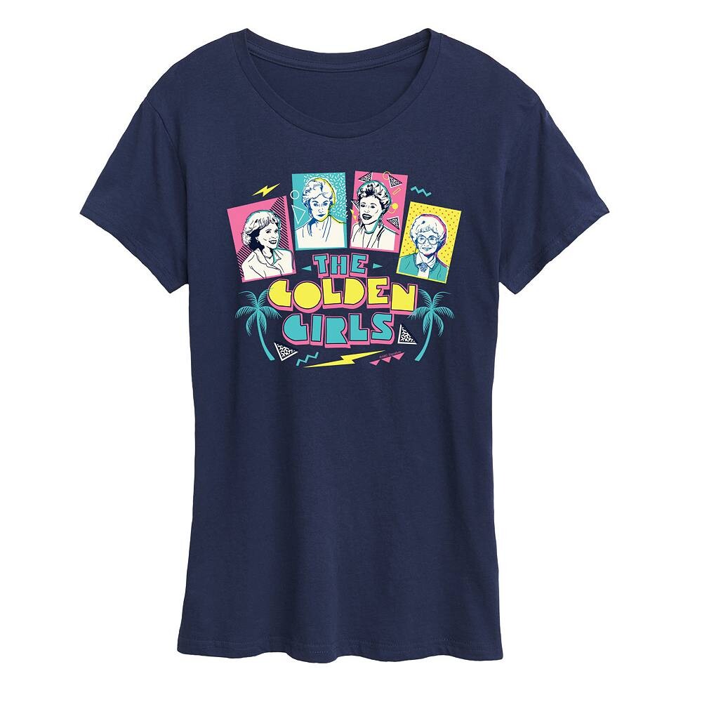 Женская футболка Golden Girls с графическим рисунком в стиле ретро и логотипом группы Licensed Character, темно-синий
Женская футболка Golden Girls с графическим рисунком в стиле ретро и логотипом группы Licensed Character, темно-синий