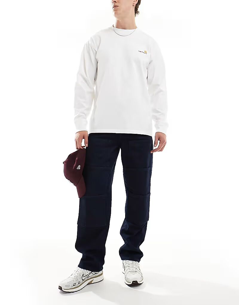 Мешковатые джинсы ASOS DESIGN с передним карманом темно-синего цвета
Мешковатые джинсы ASOS DESIGN с передним карманом темно-синего цвета