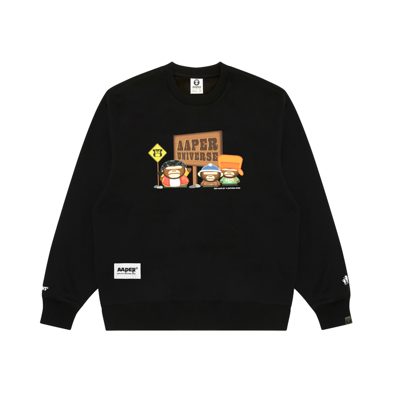 Свитшот с круглым вырезом Aape, черный
Свитшот с круглым вырезом Aape, черный