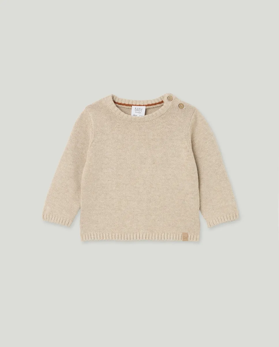 Детский свитер с круглым вырезом Baby El Corte Inglés, песочный
Детский свитер с круглым вырезом Baby El Corte Inglés, песочный