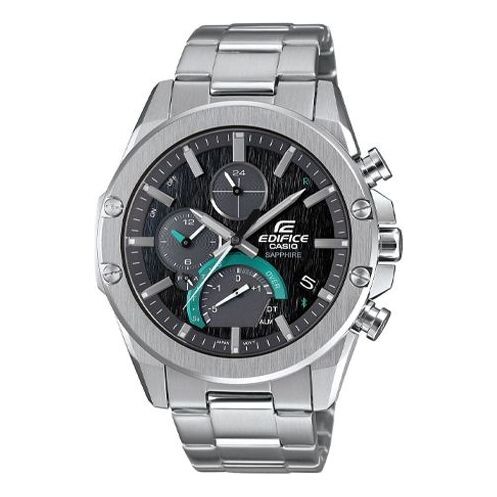 Часы CASIO EDIFICE Quartz Waterproof Sapphire Crystal Solar Powered Black DialSilver Strap Mens BlackSilver Analog, черный
Часы CASIO EDIFICE Quartz Waterproof Sapphire Crystal Solar Powered Black DialSilver Strap Mens BlackSilver Analog, черный