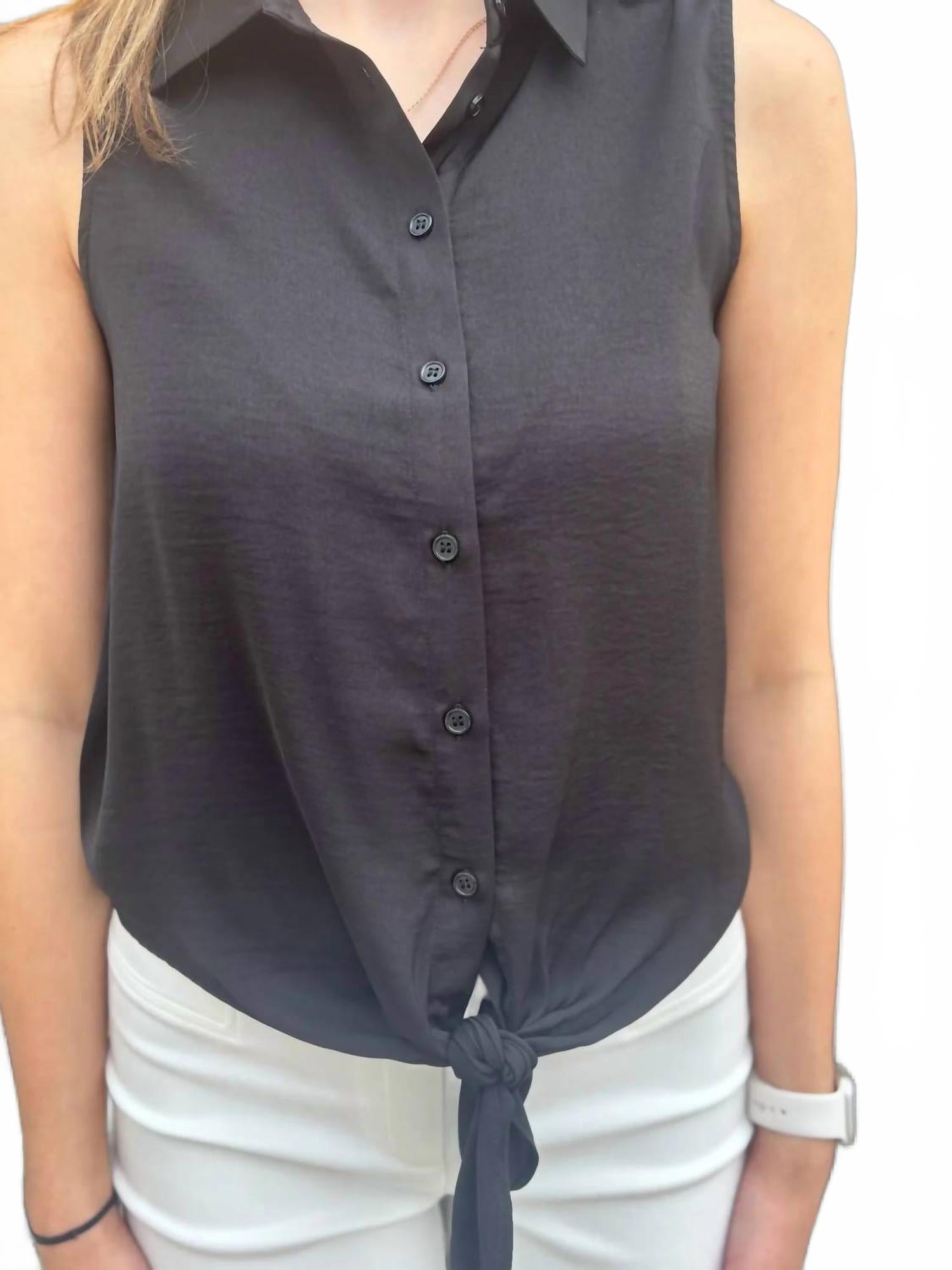 Топ Air Flow без рукавов на пуговицах, черный Renuar
Топ Air Flow без рукавов на пуговицах, черный Renuar