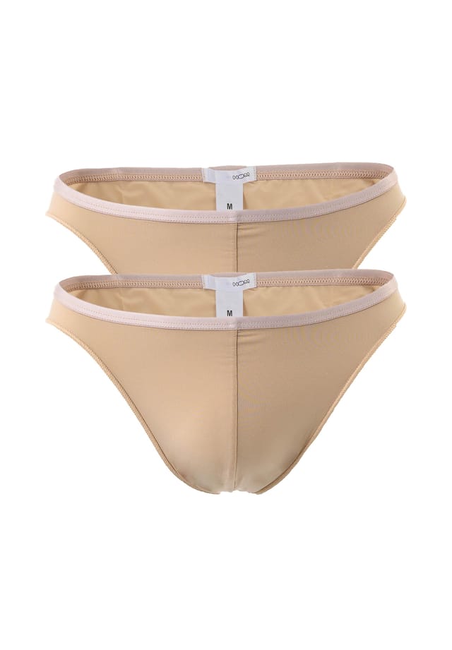 Трусики микро-перья 2 шт. в упаковке - ультралегкие трусики из микрофибры нижнее белье эластичные однотонные Hom, цвет nude
Трусики микро-перья 2 шт. в упаковке - ультралегкие трусики из микрофибры нижнее белье эластичные однотонные Hom, цвет nude