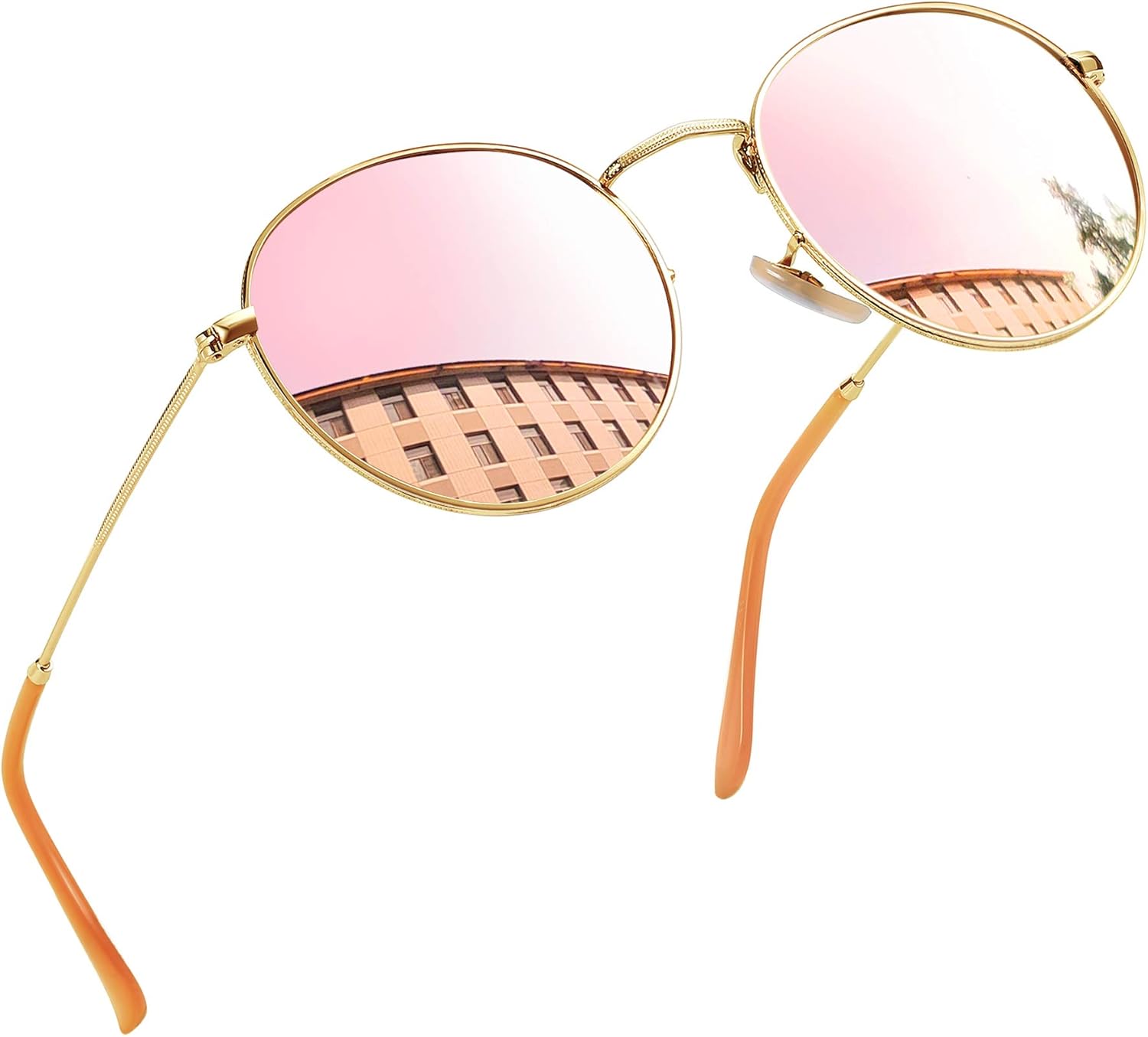 Винтажные круглые солнцезащитные очки Joopin для женщин, ретро-стиль, поляризованные солнцезащитные очки с защитой UV400, круглые солнцезащитные очки для мужчин, A03- Gold / Pink Mirrored
Винтажные круглые солнцезащитные очки Joopin для женщин, ретро-стиль, поляризованные солнцезащитные очки с защитой UV400, круглые солнцезащитные очки для мужчин, A03- Gold / Pink Mirrored