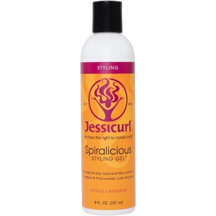 Гель Spiralicious Citrus Lavender 8 жидких унций для фиксации вьющихся волос Jessicurl
Гель Spiralicious Citrus Lavender 8 жидких унций для фиксации вьющихся волос Jessicurl