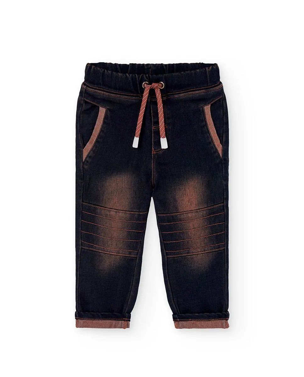 Детские джинсы с эластичной тканью и регулируемым поясом Boboli, синий
Детские джинсы с эластичной тканью и регулируемым поясом Boboli, синий