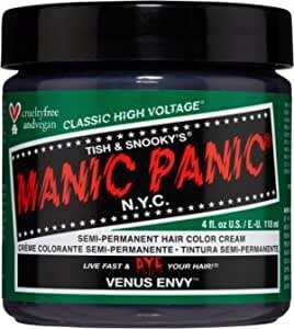 Краска для волос Классическая, Venus Envy, 118мл Manic Panic 
Краска для волос Классическая, Venus Envy, 118мл Manic Panic