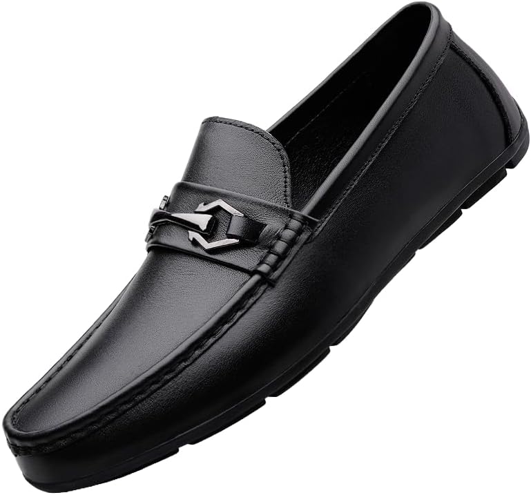 Мужские слипоны из натуральной кожи с пенни, легкие и мягкие лоферы и ходьбы, повседневные и нарядные туфли Igzbibg, черный
Мужские слипоны из натуральной кожи с пенни, легкие и мягкие лоферы и ходьбы, повседневные и нарядные туфли Igzbibg, черный