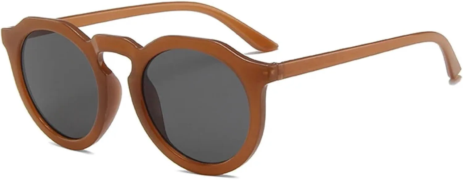 Солнцезащитные очки с защитой от УФ-излучения UV400 | Круглые, женские | Для женщин и мужчин, для занятий спортом на открытом воздухе и вождения DSVIGF, Brown-black
Солнцезащитные очки с защитой от УФ-излучения UV400 | Круглые, женские | Для женщин и мужчин, для занятий спортом на открытом воздухе и вождения DSVIGF, Brown-black