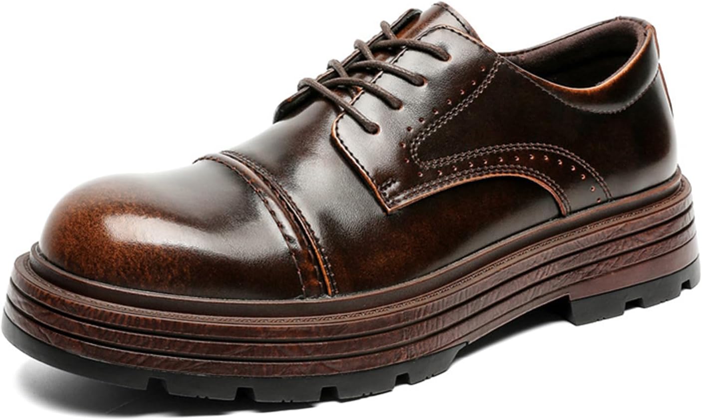 Мужские классические броги-оксфорды из натуральной кожи с ретро-дизайном, круглым носком, удобной шнуровкой и массивным каблуком, крыльями и дерби, для бизнеса, свадьбы и официальных мероприятий Nxnbhsl, коричневый
Мужские классические броги-оксфорды из натуральной кожи с ретро-дизайном, круглым носком, удобной шнуровкой и массивным каблуком, крыльями и дерби, для бизнеса, свадьбы и официальных мероприятий Nxnbhsl, коричневый