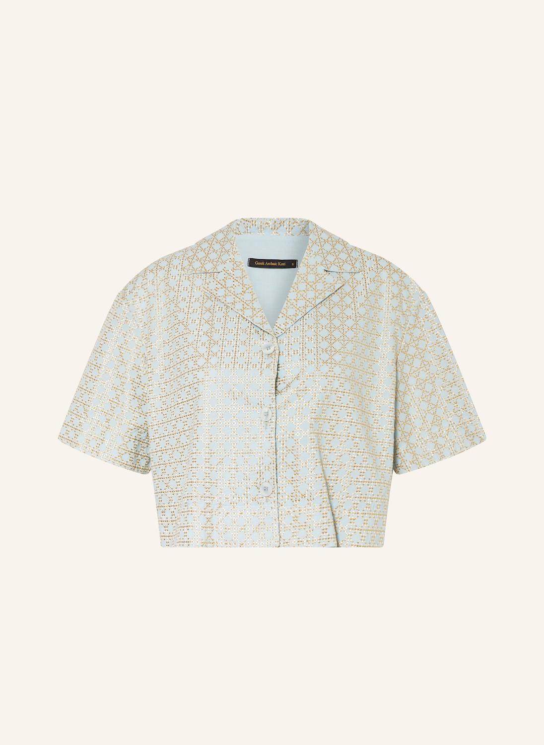 Укороченная блузка крест с блестящей пряжей Greek Archaic Kori, мультиколор
Укороченная блузка крест с блестящей пряжей Greek Archaic Kori, мультиколор