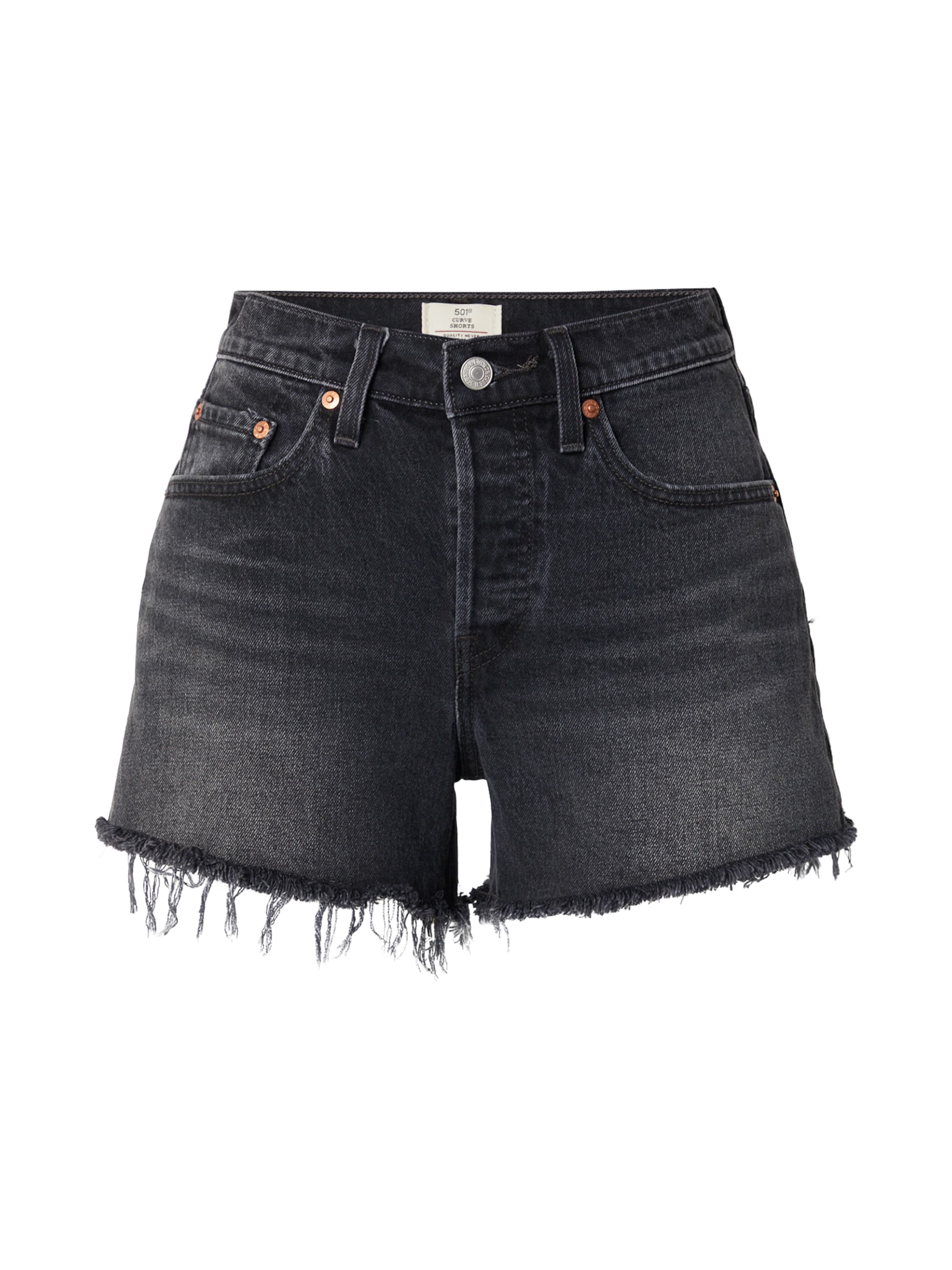 LEVI'S Джинсовые шорты Regular '501 Curve Shorts' в черном дениме
LEVI'S Джинсовые шорты Regular '501 Curve Shorts' в черном дениме