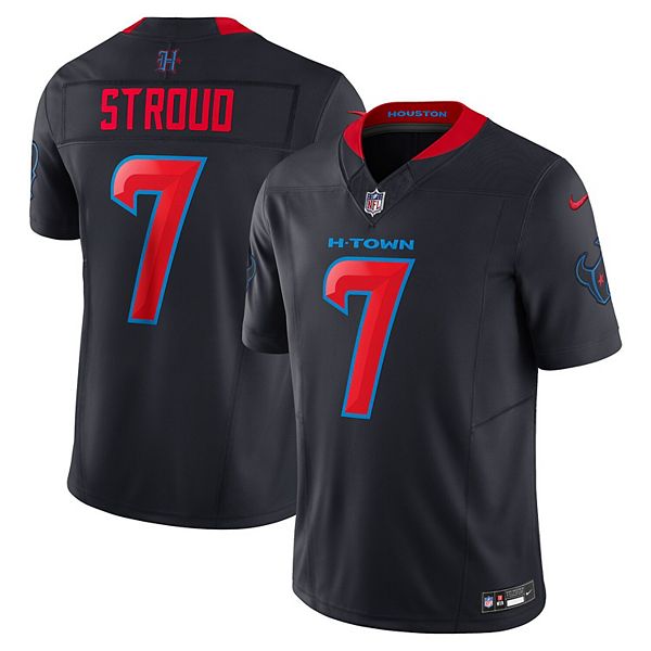 Мужская футболка CJ Stroud Houston Texans 2nd Alternate Vapor FUSE Limited цвета navy Nike
Мужская футболка CJ Stroud Houston Texans 2nd Alternate Vapor FUSE Limited цвета navy Nike