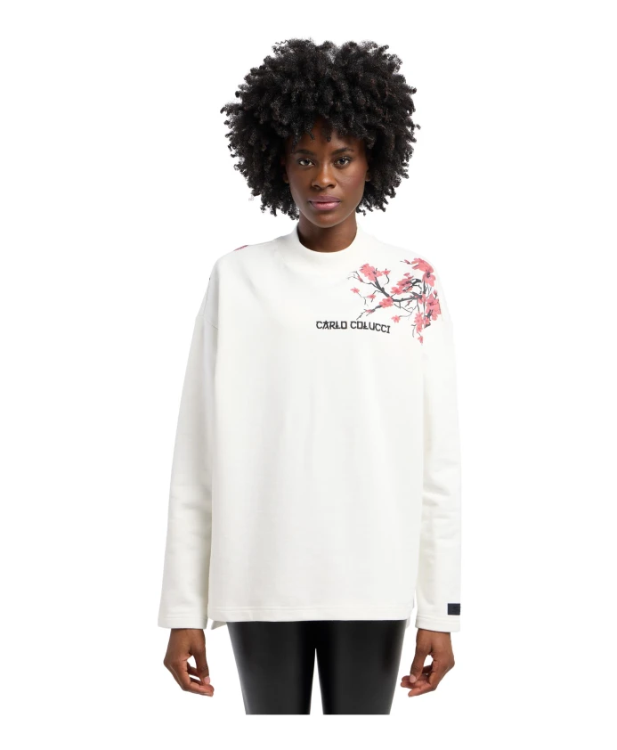 Толстовка Milano to Tokyo Dragogna Carlo Colucci, белый 
Толстовка Milano to Tokyo Dragogna Carlo Colucci, белый