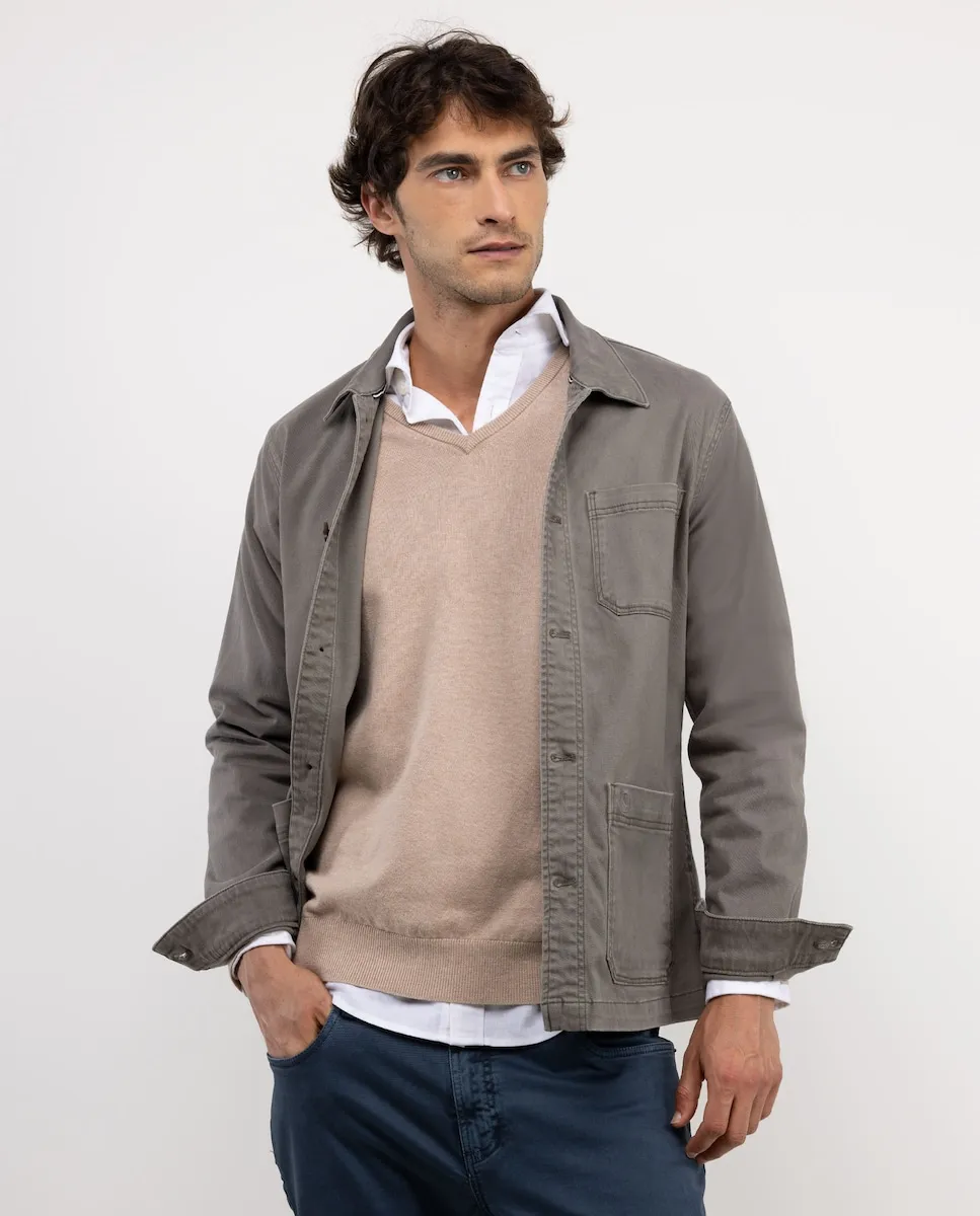 Мужская однотонная хлопковая рубашка El Ganso, зеленый
Мужская однотонная хлопковая рубашка El Ganso, зеленый