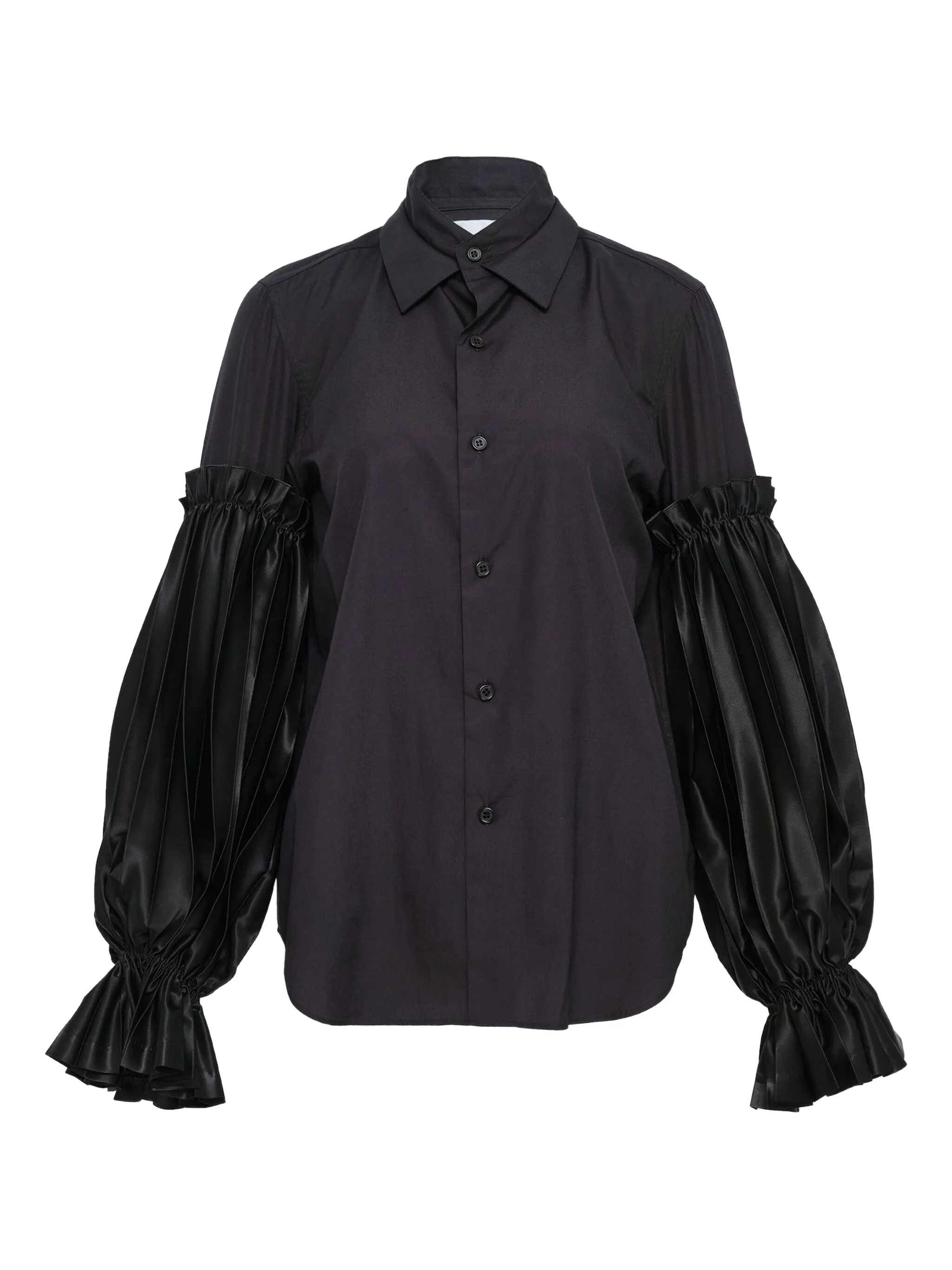 Блузка с длинными рукавами и оборками Noir Kei Ninomiya, черный
Блузка с длинными рукавами и оборками Noir Kei Ninomiya, черный