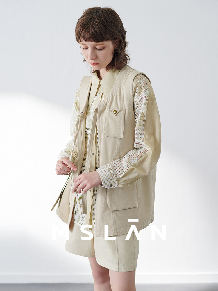 Жилетка женская Mslan с разрезом, хаки
Жилетка женская Mslan с разрезом, хаки