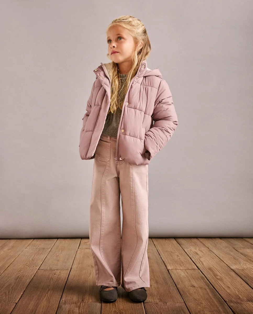 Легкое пуховое пальто для девочки с металлическими деталями Coconut El Corte Inglés, лиловый
Легкое пуховое пальто для девочки с металлическими деталями Coconut El Corte Inglés, лиловый