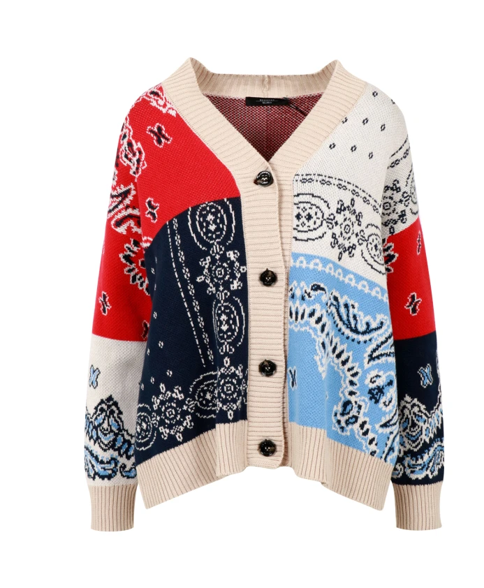 Жаккардовый кардиган Weekend Max Mara, мультиколор
Жаккардовый кардиган Weekend Max Mara, мультиколор