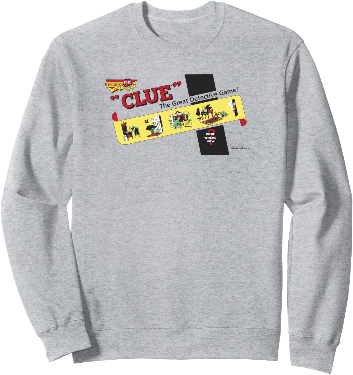 Clue: Великая детективная игра! Винтажная толстовка с изображением комикса, серый
Clue: Великая детективная игра! Винтажная толстовка с изображением комикса, серый