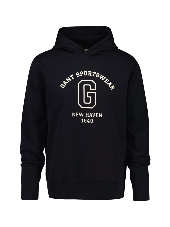 Толстовка черного цвета Gant
Толстовка черного цвета Gant