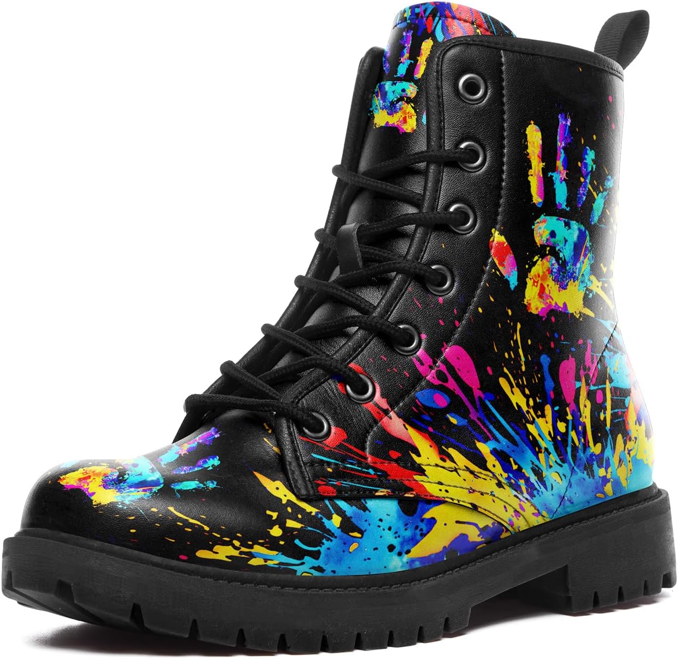 Ботинки в стиле Череп для мужчин и женщин, противоскользящие, в готическом панк-стиле, массивные черные, из веганской кожи, рабочие ботильоны Coolcustomize
Ботинки в стиле Череп для мужчин и женщин, противоскользящие, в готическом панк-стиле, массивные черные, из веганской кожи, рабочие ботильоны Coolcustomize