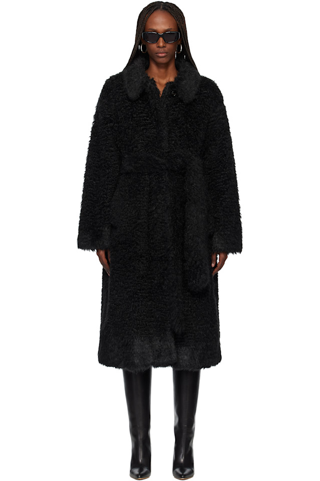 Пальто из искусственного меха оверсайз Tonywack, черный
Пальто из искусственного меха оверсайз Tonywack, черный