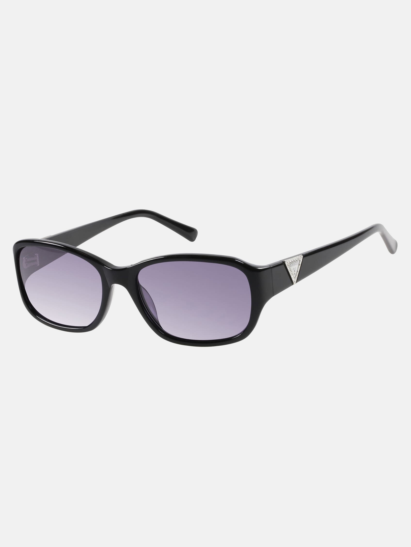 Пластиковые солнцезащитные очки с логотипом Guess Factory, черный 
Пластиковые солнцезащитные очки с логотипом Guess Factory, черный