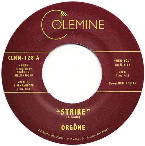 Сингл 7" Orgone: Strike / New You
Сингл 7" Orgone: Strike / New You