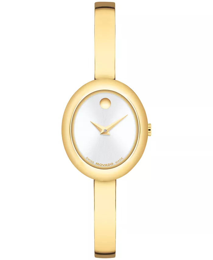 Женские часы Museum Oval Bangle с кварцевым механизмом и желтым PVD-покрытием, 22 x 26 мм Movado
Женские часы Museum Oval Bangle с кварцевым механизмом и желтым PVD-покрытием, 22 x 26 мм Movado
