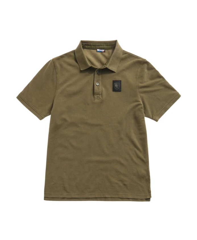 Футболка-Поло с логотипом «Зеленый щит» Blauer, зеленый
Футболка-Поло с логотипом «Зеленый щит» Blauer, зеленый