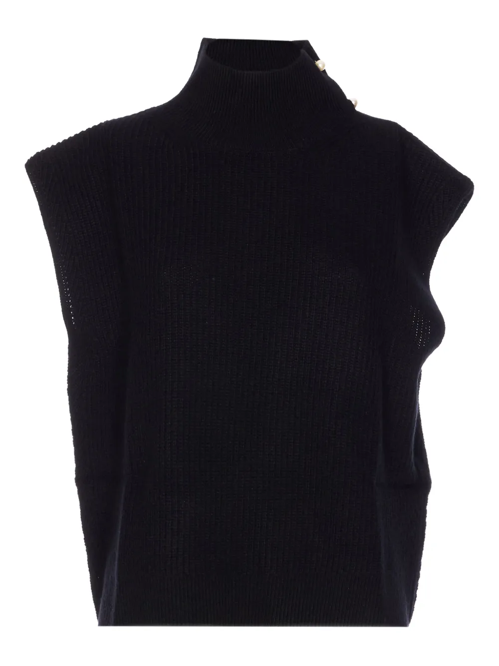 Топ с высоким воротом, украшенный жемчугом LIU JO, черный
Топ с высоким воротом, украшенный жемчугом LIU JO, черный