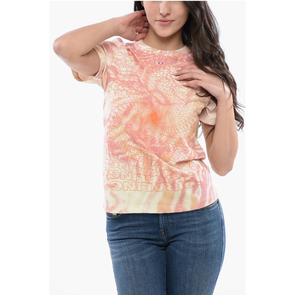 Футболка с круглым вырезом RED TAG Tie Dye Effect T-REGS-N6 Diesel, Multicolor 
Футболка с круглым вырезом RED TAG Tie Dye Effect T-REGS-N6 Diesel, Multicolor