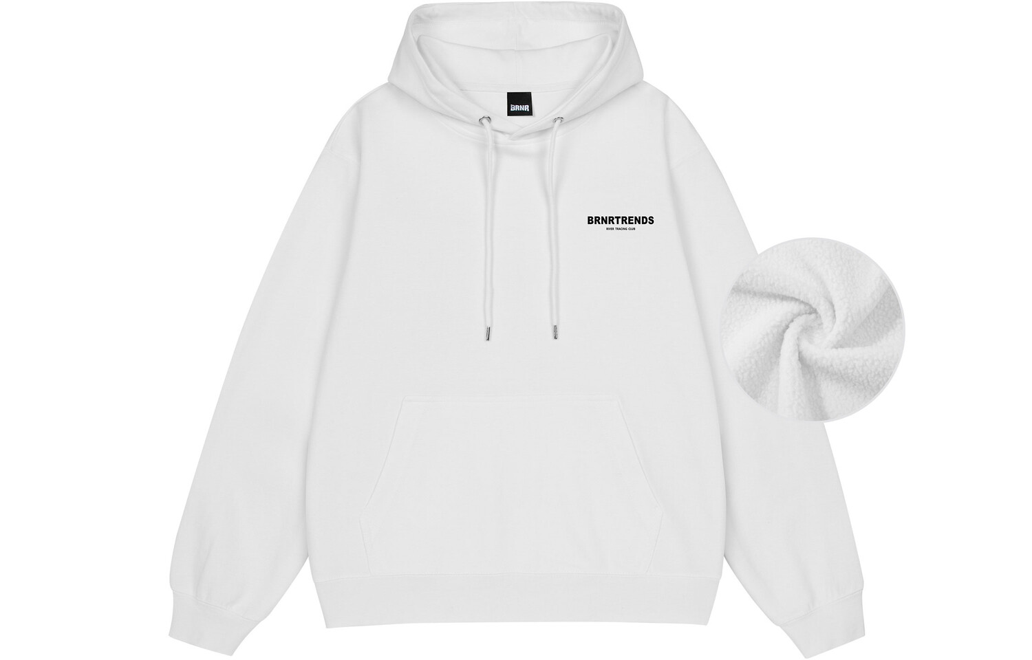 Толстовка унисекс Brnr, Белая флисовая подкладка
Толстовка унисекс Brnr, Белая флисовая подкладка
