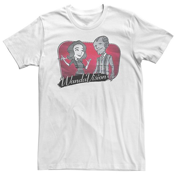 Футболка с принтом Wanda & Vision в стиле 50-х Marvel
Футболка с принтом Wanda & Vision в стиле 50-х Marvel