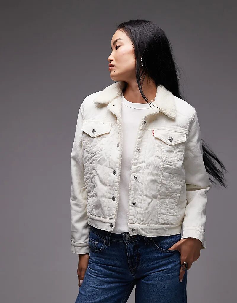 Оригинальная куртка Levi's Sherpa Trucker в цвете экрю
Оригинальная куртка Levi's Sherpa Trucker в цвете экрю