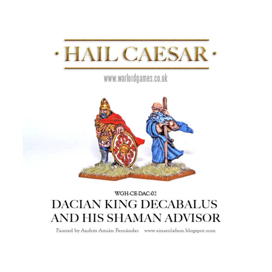 Декабал Дакийский король и его советник-шаман, Hail Caesar - Dacians & Sarmatians (28mm)
Декабал Дакийский король и его советник-шаман, Hail Caesar - Dacians & Sarmatians (28mm)