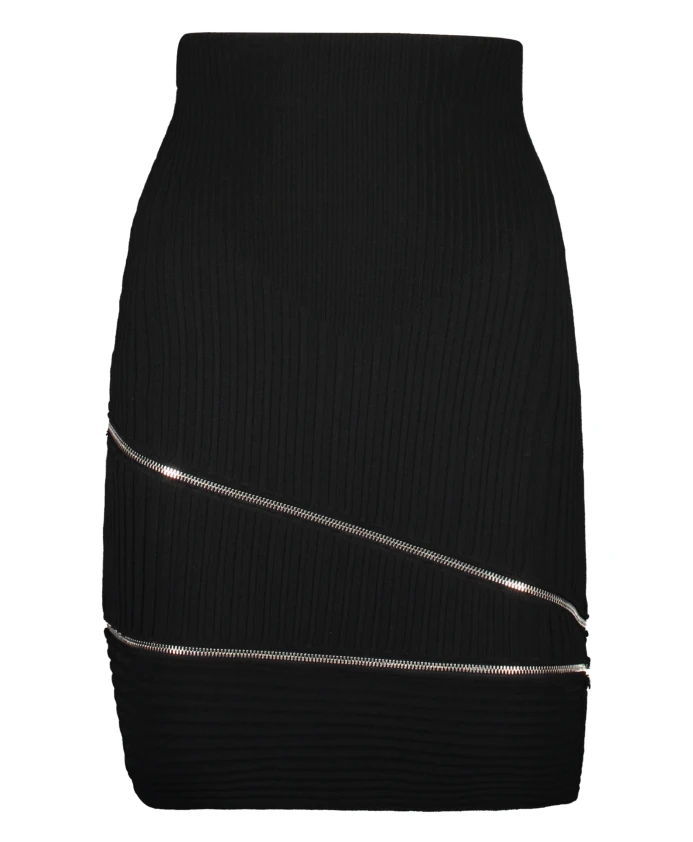 Трикотажная мини юбка в рубчик на молнии Andrea Adamo, черный
Трикотажная мини юбка в рубчик на молнии Andrea Adamo, черный