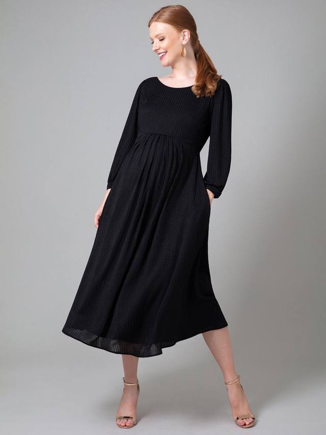 Платье из джерси в рубчик для беременных isla для беременных Tiffany Rose, черный
Платье из джерси в рубчик для беременных isla для беременных Tiffany Rose, черный