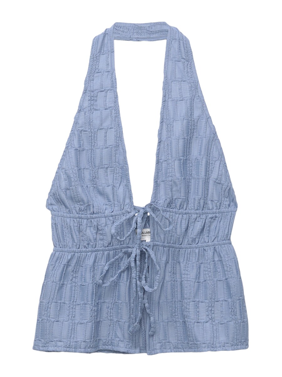 Топ Pull&Bear Pull&Bear , Dusty blue 
Топ Pull&Bear Pull&Bear , Dusty blue