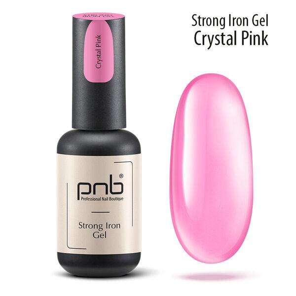 Гель для моделирования ногтей УФ/LED кристально розовый, 8 мл Pnb Strong iron gel, цвет сrystal pink
Гель для моделирования ногтей УФ/LED кристально розовый, 8 мл Pnb Strong iron gel, цвет сrystal pink