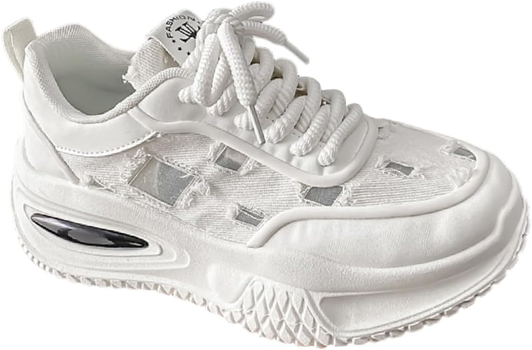 Мужские дышащие удобные кроссовки с шнуровкой, однотонные, низкие, для прогулок, повседневные, на платформе с эффектом увеличения роста Lexamen, белый
Мужские дышащие удобные кроссовки с шнуровкой, однотонные, низкие, для прогулок, повседневные, на платформе с эффектом увеличения роста Lexamen, белый